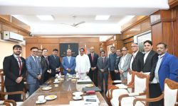 उर्जामन्त्री खड्का र समकक्षी भारतका जलशक्ति मन्त्रीबीच भेट