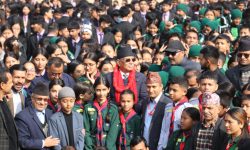 सामुदायिक विद्यालयको गुणस्तर सुधारमा सघाउने अध्यक्ष दाहालको प्रतिबद्धता