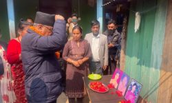 निर्वाचन क्षेत्रको विकासमा समय दिने अध्यक्ष दाहालको प्रतिबद्धता