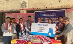 नेपाल एसबीआई बैंकद्वारा आदर्श बालिका माध्यमिक विद्यालयमा सामाजिक उत्तरदायित्व कार्यक्रम