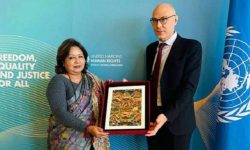 परराष्ट्रमन्त्री राणा र राष्ट्रसंघीय मानवअधिकार उच्च आयुक्तबीच भेटवार्ता