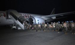 शान्ति सैनिक दक्षिण सुडान प्रस्थान