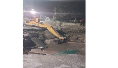 बबरमहलमा फुटेको खानेपानीको पाइप मर्मत थालियो