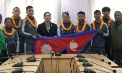 दक्षिण एसियाली एथलेटिक्स क्रस कन्ट्री च्याम्पियनसिपमा सहभागी हुने नेपाली टोलीको विदाई