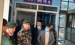 उपप्रधानमन्त्री विष्णु र मेयर धनराजको स्वास्थ्यबारे जानकारी लिन अस्पताल पुगे राष्ट्रपति