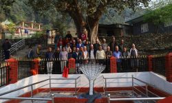 ईशानेश्वर महादेव मन्दिर परिसर स्थित गौरीकुण्ड ओझेलमा