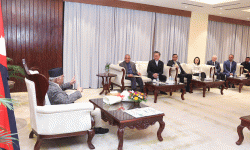 प्रधानमन्त्रीसँग नेपालमा लगानी विस्तारबारे सिङ्गापुरको सर्वना जुरोङ ग्रुपको छलफल