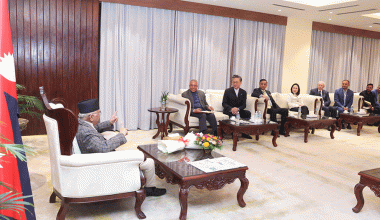 प्रधानमन्त्रीसँग नेपालमा लगानी विस्तारबारे सिङ्गापुरको सर्वना जुरोङ ग्रुपको छलफल