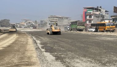 नारायणघाट बुटवल सडक विस्तारले गति लिँदै