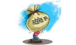 जिडिपी अनुपातमा सार्वजनिक ऋण ४५ प्रतिशत नाघ्यो