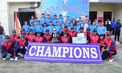 प्रथम आईजिपि कप क्रिकेट प्रतियोगिता सम्पन्न