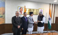 वनमन्त्री ठकुरी र भारतका वातावरणमन्त्री यादवबीच भेटवार्ता