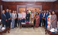 प्रधानमन्त्रीद्वारा प्रेस चौतारीको नयाँ नेतृत्वलाई बधाई