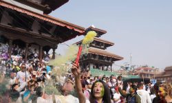 फागुन शुक्ल पूर्णिमा : हिमाली र पहाडी जिल्लामा मनाइयो होली पर्व