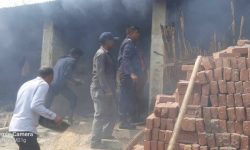 आगलागीबाट तीन जना घाइते