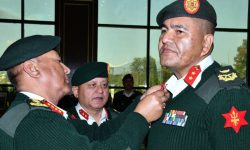 प्रधानसेनापतिद्वारा दर्ज्यानी चिह्न प्रदान