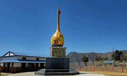 किराती बस्ती वाम्द्यालमा स्वालेवा स्तम्भ निर्माण