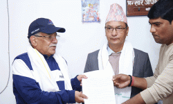 भिट्ठामोड सुक्खा बन्दरगाह निर्माणमा सहयोग गर्ने अध्यक्ष दाहालको प्रतिबद्धता