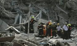 भूकम्पपछि बैंककको ३० तले भवन ढल्दा ४३ जना फसे