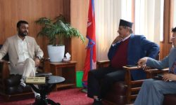 मन्त्री यादव र मुख्यमन्त्री आचार्यबीच भेटर्वार्ता