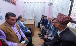 प्रधानमन्त्री ओलीद्वारा एकीकृत समाजवादीको कार्यालय अवलोकन