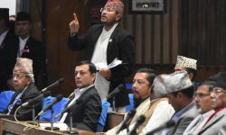 प्रधानमन्त्रीले सम्बोधन गर्दैगर्दा संसद्‌मा राप्रपाको आपत्ति