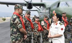 म्यानमारमा स्वास्थ्य सेवा प्रदान गरी नेपाली सेनाको चिकित्सकीय टोली स्वदेश फिर्ता