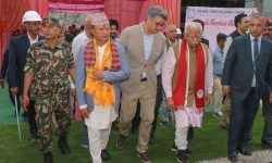 ऊर्जामन्त्री खड्का र भारतीय समकक्षीद्वारा अरुण तेस्रो आयोजनाको अवलोकन