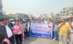 शिक्षकको शान्तिपूर्ण आन्दोलन जारी