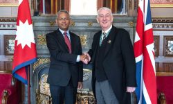 बेलायती सभामुखसँग नेपाली राजदूतको शिष्टाचार भेट