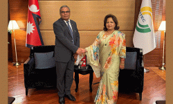 परराष्ट्रमन्त्रीसँग बिमस्टेकका महासचिवको शिष्टाचार भेट