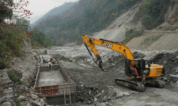 म्याग्दी र कालीगण्डकी नदीको कटान रोक्न ग्याबियन पर्खाल निर्माण