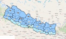 पश्चिमी वायु तथा स्थानीय वायुको प्रभावले हल्कादेखि मध्यम वर्षा