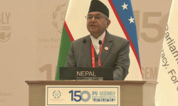 नेपालको समावेशिता र शान्तिपूर्ण रूपान्तरणको यात्रा विश्वकै लागि उदाहरणीय छ : सभामुख घिमिरे