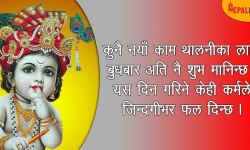 भगवान् कृष्णको पूजामा तुलसीको पात र किन चढाइन्छ नरिवल ?