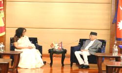 प्रधाानमन्त्री ओली र श्रीलङ्काका प्रधानमन्त्री अमरासुरियाबीच भेटवार्ता