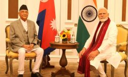 भारतीय समकक्षी मोदीसँगको भेट सौहार्दपूर्ण : प्रधानमन्त्री ओली