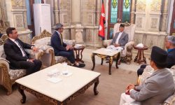 प्रधानमन्त्रीसँग युएईका उपप्रधानमन्त्रीको शिष्टाचार भेटवार्ता