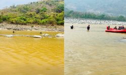 सप्तकोशीमा बेपत्ता व्यक्ति खोज्न सशस्त्र प्रहरीको गोताखोर परिचालन