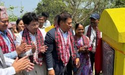 उपप्रधानमन्त्री सिंहद्वारा लोहन्द्र पुल उद्घाटन