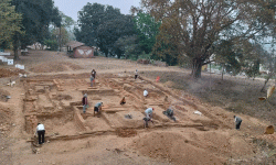 किच्चकबधमा उत्खननका क्रममा ‘दरबारको जग’ भेटियो