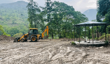 नयाँ पर्यटकीय गन्तव्य दुधेखोलाको कोप्रे झरनामा ‘लभ्ली पार्क’ निर्माण सुरु