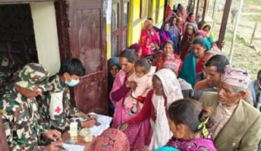 सेनाद्वारा बृहत् स्वास्थ्य शिविर सञ्चालन