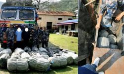 सुनसरीबाट ७८३ किलो गाँजा सहितको ट्रक सशस्त्र प्रहरिको नियन्त्रणमा