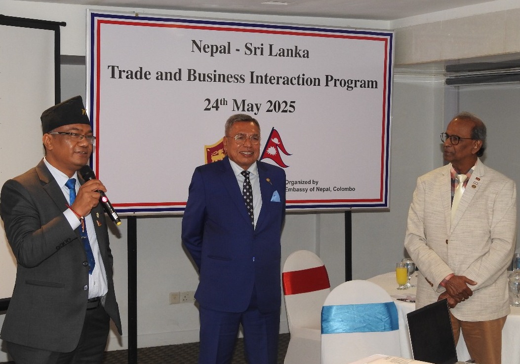 नेपालमा लगानी गर्न श्रीलङ्काको निजी क्षेत्रलाई चेम्बरका अध्यक्ष अग्रवालको आग्रह