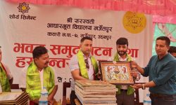 शौर्य सिमेन्टको आर्थिक सहयोगमा विद्यालय र स्वास्थ्य केन्द्र भवनको उद्घाटन