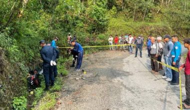 मोटरसाइकल दुर्घटना, एक जनाको