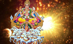 सूर्य मन्त्र पढ्दै जल चढाउने विधि