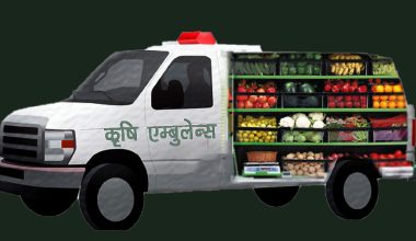 कृषिजन्य सामग्रीको बजारीकरणका लागि कृषि एम्बुलेन्स सञ्चालन