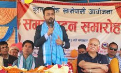 दिगो किसिमका खानेपानी आयोजना अघि बढाइने छ : मन्त्री यादव